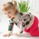 Джемпер для дівчат Trendy Tot 03-01403 бежевий 92 см (2 роки) - изображение 3