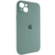 Захисний чохол-накладка Silicone Full Case AA Camera Protect для Apple iPhone 13 Pine Green (FullAAi13-46) - зображення 2