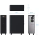 Источник бесперебойного питания Marsriva MR-US10K 10кВА/10кВт 1:1 phase Smart Online UPS 16x12V/9Ah Black (MR-US10K) - изображение 4