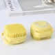 Cиликонова масажна щітка мочалка YELLOW Silicone Massage Bath - зображення 4