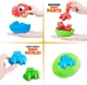 Игровой набор с динозавром Тирексом и тестом для лепки Zuru Smashers Junior Dino Dig Large Egg T-Rex 74115B - изображение 6
