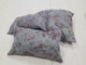 Комплект декоративних подушок Firanka Flowers 40х40см 1шт 40х25см 1шт 40х20см 1штж Бежеві з фіолетовим (п_0010) - зображення 3