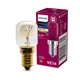 Лампа накаливания для духовок Philips Appliance 26W E14 230-240V T25 CL OV 300°C - изображение 2