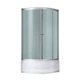Душевой бокс Lidz Tani SB90x90.SAT.HIGH.FR Frost - изображение 1