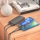 Power bank Hoco J101 PD20W+QC3.0(22.5W) 10000 mAh с быстрой зарядкой повербанк 2xUSB Black - изображение 4