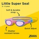 Очки для плавания детские Zoggs Little Super Seal 0-6 лет (розово-фиолетовый, линзы фиолетовые) (461419.PKPUTPK) - изображение 2