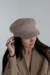 Кепи кашемировая D.Hats кофейного цвета - изображение 6