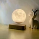 Настольный 3D магнитный ночник Луна на деревянной подставке 360 Magnetic Moon Lightt Model 2 14 см - изображение 4
