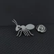 Значок (пин) BROCHE брошь бижутерия Насекомые Муравей серебристый BRGV114490 - изображение 2