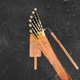 Подарочный набор шампуров для BBQ VIKING CREATE в коже Викинг в кожаном кейсе подарок мужчине, куму, брату, другу, отцу, руководителю (LC-035) - изображение 1