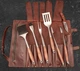 Подарочный набор для BBQ VIKING CREATE в коже Кнорр подарок мужчине, куму, брату, другу, отцу, руководителю (LC-037) - изображение 3