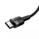 Кабель Baseus Type-C to Type-C 100W 2м Cafule Black/Grey (CATKLF-ALG1) - изображение 2