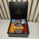 Мужской подарочный бокс в деревянной коробке с чипсами Pringles и сладостями на день рождения - изображение 2