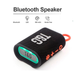 Портативна Bluetooth колонка TG396 з RGB підсвічуванням і функцією гучного зв'язку, радіо, чорна - зображення 2