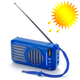 Портативная Bluetooth колонка TG368 с функцией громкой связи, радио, солнечная батарея, синяя - изображение 2