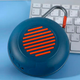 Портативная Bluetooth колонка TG648 с функцией громкой связи, радио, карабин, синяя - изображение 4