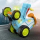 Трактор на радиоуправлении танцующий прыгающий с звуковыми эффектами Crazy Jumping Car голубой - изображение 3