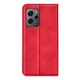 Чехол Taba Retro-Skin для Xiaomi Redmi 12 книжка кожа PU с визитницей красный - изображение 5