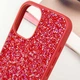 TPU чохол Bling World Rock Diamond для Apple iPhone 16 (6.1") Червоний - зображення 7