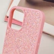 TPU чохол Bling World Rock Diamond для Apple iPhone 16 (6.1") Рожевий - изображение 5