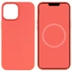 Чохол Silicone case (AAA) full with Magsafe and Animation для Apple iPhone 12 Pro Max (6.7") Оранжевый / Pink citrus - изображение 1
