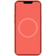 Чохол Silicone case (AAA) full with Magsafe and Animation для Apple iPhone 12 Pro Max (6.7") Оранжевый / Pink citrus - изображение 4
