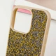 TPU чохол Bling World Rock Diamond для Apple iPhone 13 Pro (6.1") Gold - зображення 5