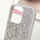 Протиударний TPU чохол Bling World Rock Diamond для Apple iPhone 16 Pro Max (6.9") Срібний - зображення 6