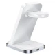 Бездротовий зарядний пристрій Acefast E15 desktop 3-in-1 White - зображення 2