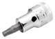 Головка торцевая Bahco с отверточной вставкой под винты TORX T40 квадрат 3/8" EXTRA Cr сталь (16310) - изображение 1
