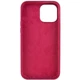Чохол Silicone Case Full Protective (AA) NO LOGO для Apple iPhone 14 Pro (6.1") Бордовий / Maroon - изображение 2