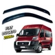 Дефлекторы окон (ветровики) для Fiat Ducato 2006+ накладные (DEFL) Q2 - изображение 1