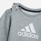 Дитячий спортивний костюм (світшот + штани) для хлопчика adidas I Bos Logo Jog H28835 74 см Чорний/Сірий (4064053816946) - зображення 6