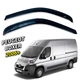 Дефлекторы окон (ветровики) для Peugeot Boxer 2006+ накладные (DEFL) Q2 - изображение 1