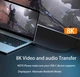 Кабель Type-c - Type-c Usb 3.2 Type-C Gen2 20Gbps 8K @ 60Hz 100W AV audio video. SmartGo Дата кабель - изображение 3