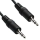 Кабель AUX Audio 3.5мм M/M 1.5м чорний (B00546) Kingda - изображение 1