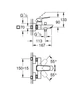 Cмеситель для ванны однорычажный с коротким изливом GROHE Cubeo черный латунь 1018132430 - изображение 6