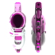 Роликові ковзани Neon Inline, розмір 34-37, рожевий (NT08P4) - изображение 4