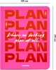 Блокнот для планування Orner I Have No Plan at All Рожевий (orner-2744) - зображення 2