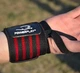 Кистьові бинти PowerPlay 3081 Gym WristT Wraps Чорно-Червоні - изображение 6