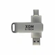 Флеш-накопитель XON FlashDrive DuoConnect 256GB (USB 3.0 + USB Type-C) Серый (FX3DR256MS 7638) - изображение 1