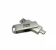 Флеш-накопитель XON FlashDrive DuoConnect 256GB (USB 3.0 + USB Type-C) Серый (FX3DR256MS 7638) - изображение 3