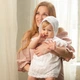 Хрестильний комплект одягу з мереживом для дівчаток Модний карапуз 03-01010 білий 68 см (6 мiс.) - изображение 3