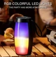 Портативная блютуз колонка з RGB-подсветкой 5.0 ZQS 1202 Черный - изображение 9