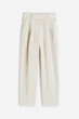 Брюки H&M 1141525П 36 світло-бежевий - зображення 4