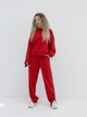 Свитшот оверсайз женский Alisa Line Milan XXS-XS Красный (2500000066313) - изображение 5