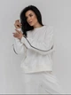 Свитшот оверсайз женский Alisa Line Milan M-L Молочный (2500000066320) - изображение 5