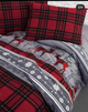 Комплект постільної білизни First Choice Flanel Євро 200×220 см Байка Червоні олені - зображення 2