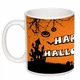 Чашка с печатью "Happy Helloween №2" (цвет белый) (20838) - изображение 1