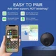 Умная мини-метка N Tag | Smart Tag для Apple Find My (Локатор) (iOS) Bluetooth Luggage Tracker | Брелок-Локатор для ключей, багажа, сумки, ценных предметов, круглая | Black - изображение 8